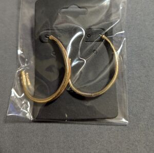Elegant Gold Enamel Earrings